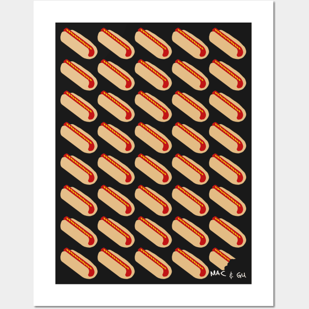 40 Hot Dogs Wall Art by MacandGu